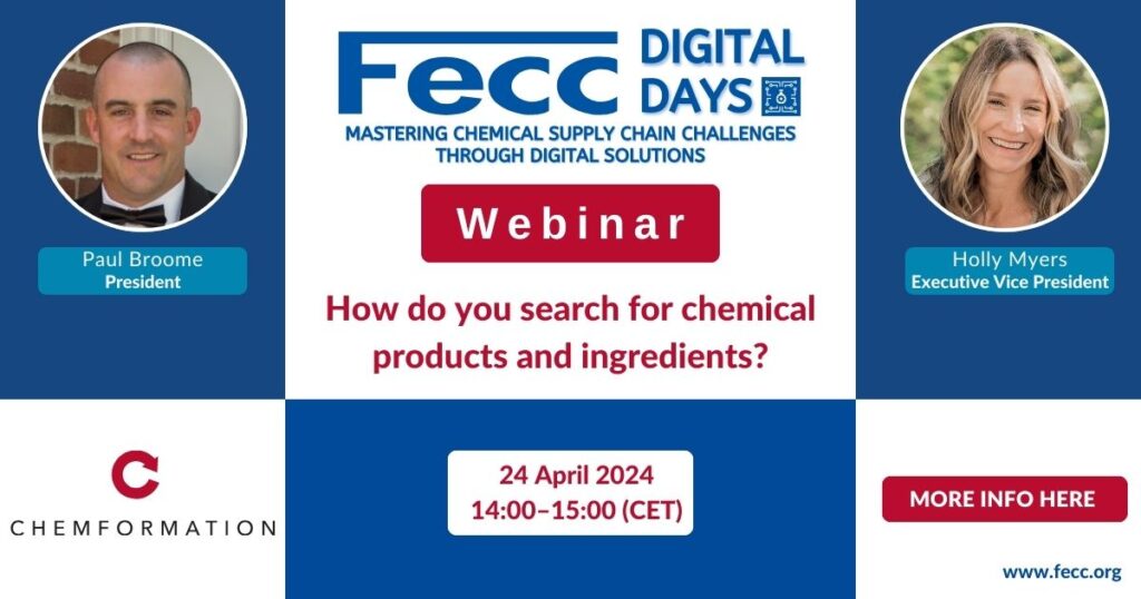 Chemformation Webinar: How do you search for chemical products and ingredients? – Fecc Digital Days 2024 (2024.04.24)